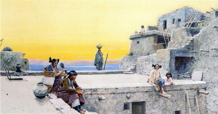 Henry Farny Moki Courtship